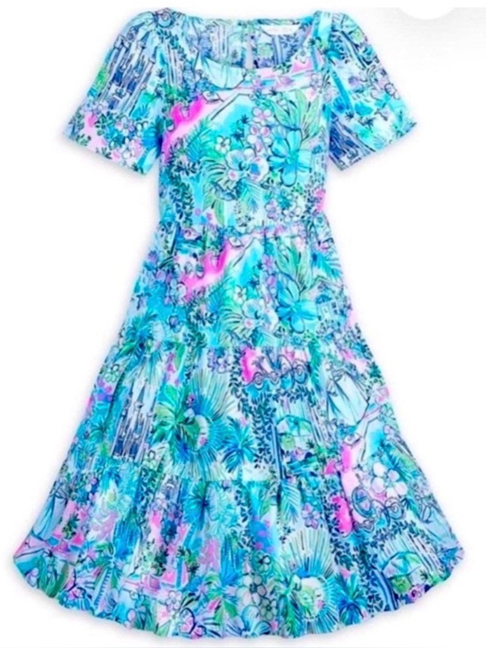 Lilly Pulitzer x Disney Parks Exclusive Cinderella Jocelyn Linen Dress XL • NWT